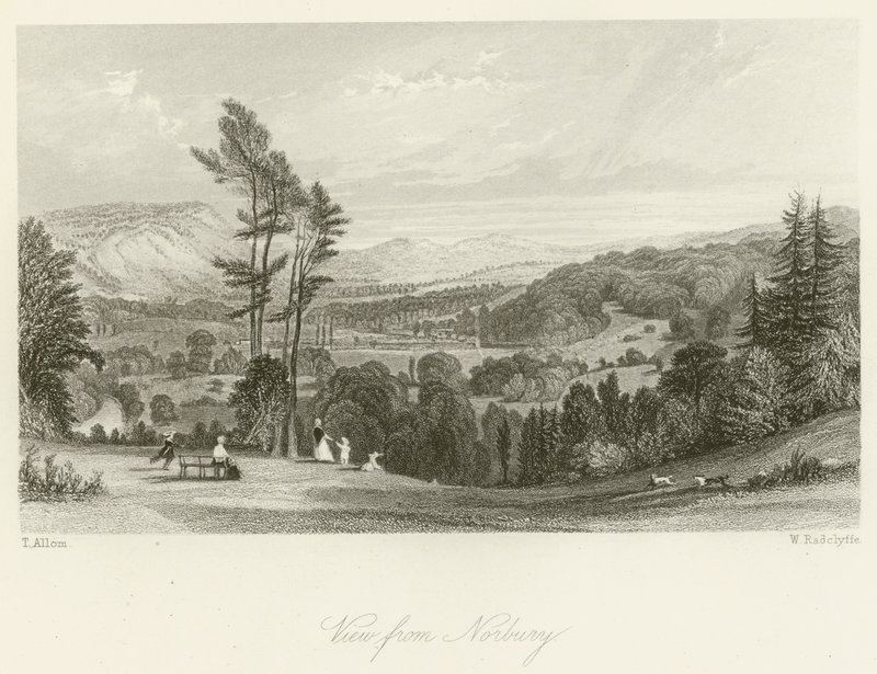 Vista de Norbury de after Thomas Allom