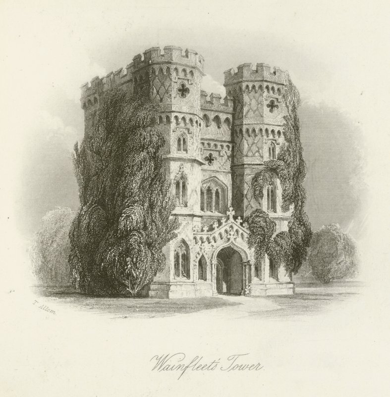 Torre de Wainfleets de after Thomas Allom