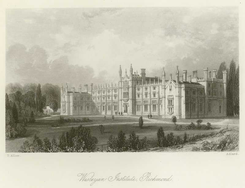 Instituto Wesleyan, Richmond de after Thomas Allom