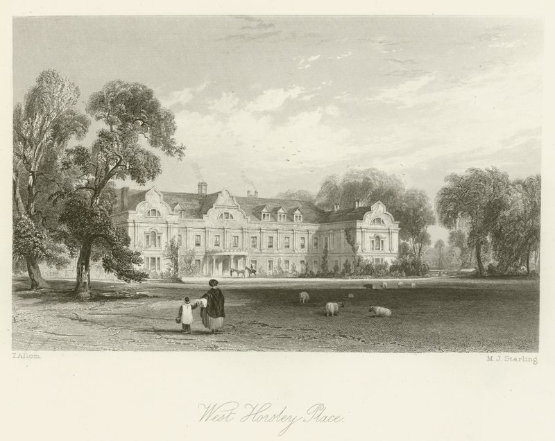 West Horsley Place de after Thomas Allom