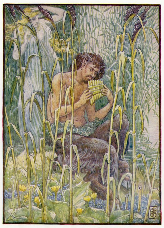 Doce, piercing doce foi a musica do Pans pipe de after Walter Crane