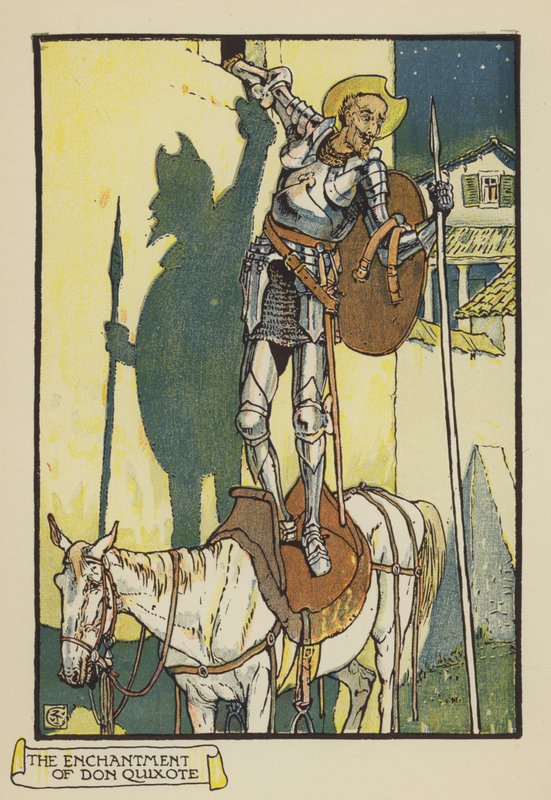 O Encantamento de Dom Quixote de after Walter Crane