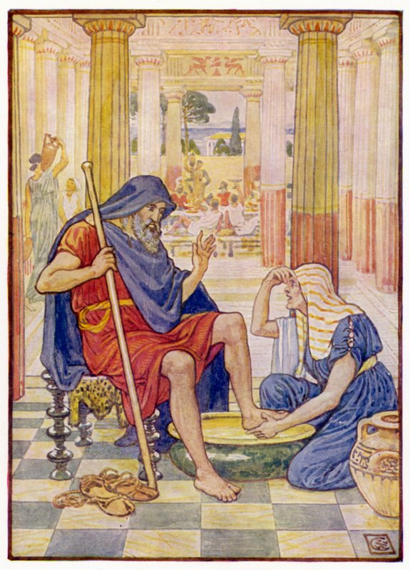 Sim, em verdade, tu és Ulisses de after Walter Crane