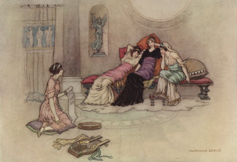 Geoffrey Chaucer, Troilus e Criseyde de after Warwick Goble