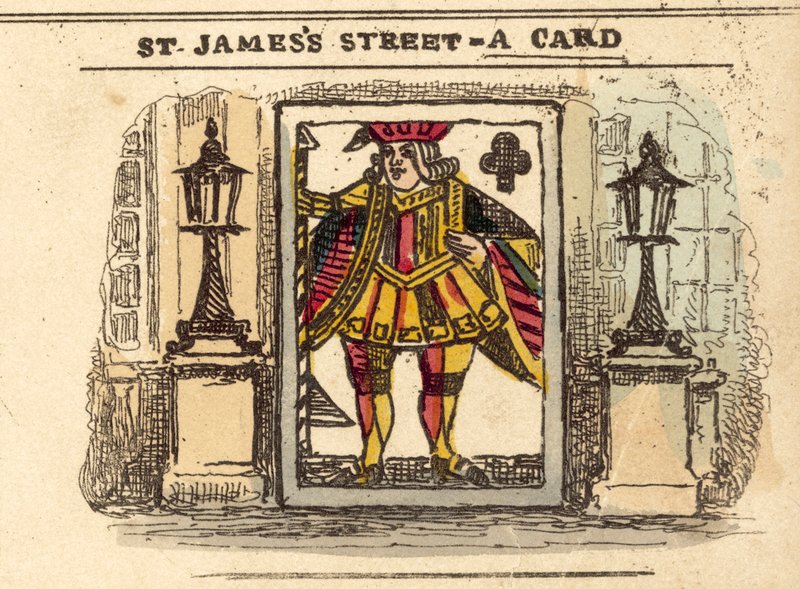 St Jamess Street, um cartão de after William Heath