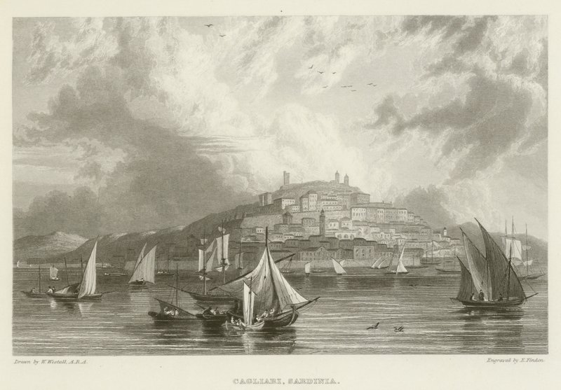 Cagliari, Sardenha de William after Westall
