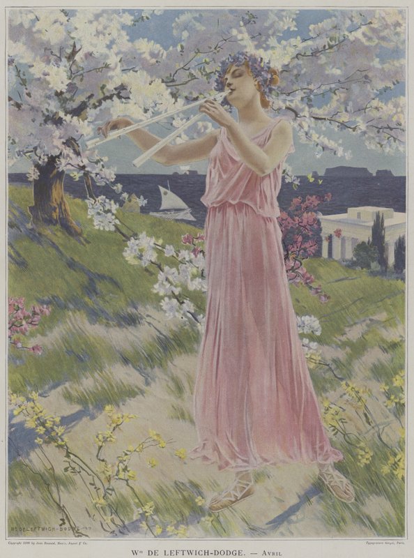 Avril (abril) de after William de Leftwich Dodge