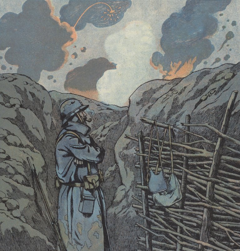 A Grande Guerra de 1914-1918 (cor litho) de pseudonym for Onfray de Breville Jacques Job