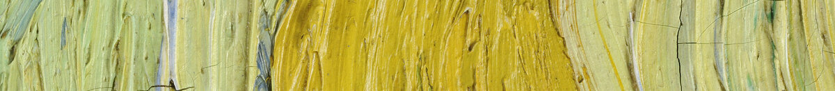 A Noite Estrelada (Vincent van Gogh), Detail: Leuchtender Mond