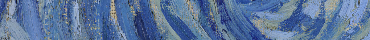 A Noite Estrelada (Vincent van Gogh), Detail: Wirbel am Himmel