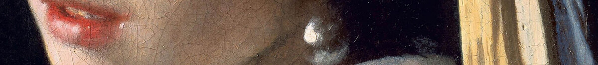 Rapariga com Brinco de Pérola (Jan Vermeer van Delft), Detail: Der Perlenohrring