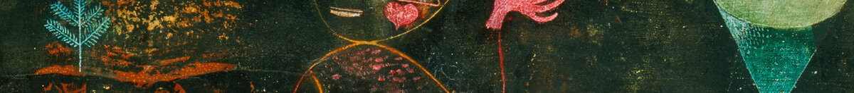 Magia dos peixes (Paul Klee), Detail: Figur mit roter Hand