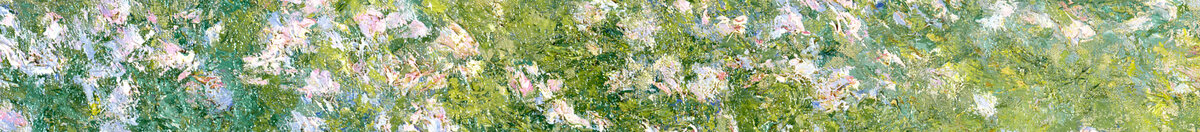 Efeito de primavera, Giverny, 1890 (Claude Monet), Detail: Blühende Blumenwiese