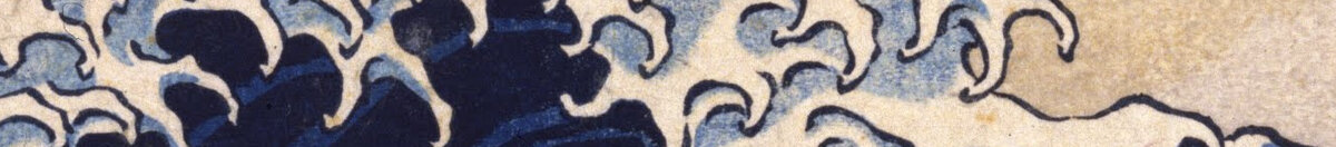 A grande onda ao largo de Kanagawa (Katsushika Hokusai), Detail: Klauenförmige Gischtfinger