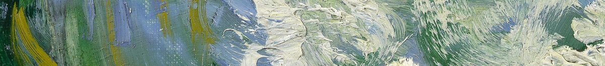 Paisagem marítima perto de Les Saintes-Maries-de-la-Mer (Vincent van Gogh), Detail: Brechende Welle mit Schaum