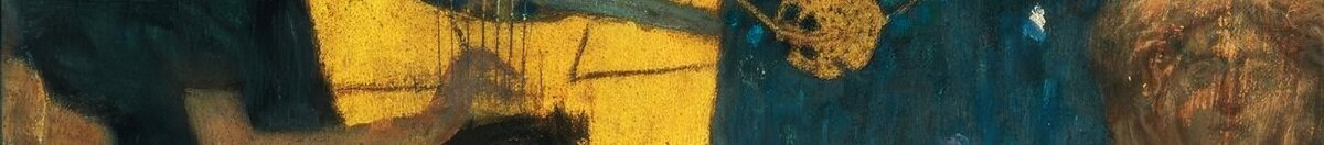 A música (Gustav Klimt), Detail: Sphinx-Gesicht