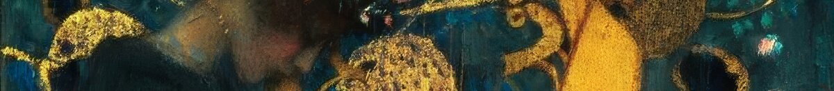 A música (Gustav Klimt), Detail: Kopf der Musikerin