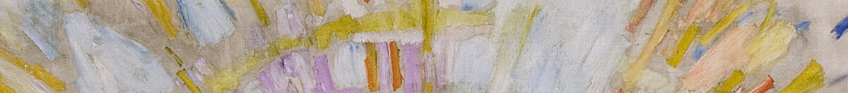 O sol (Edvard Munch), Detail: Farbige Strahlenkrone