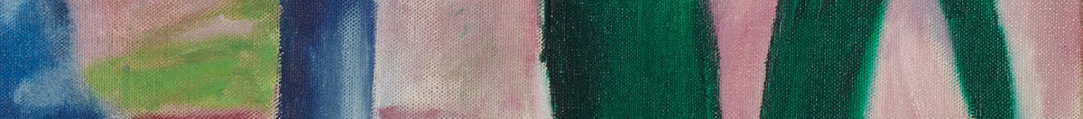 Cavalo azul I (Franz Marc), Detail: Grüne Blattformen