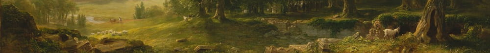 PaisagemCena de Thanatopsis, 1850. (Asher Brown Durand)
