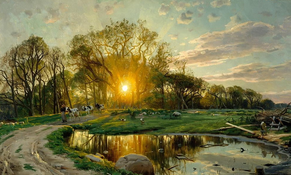 Impressões artísticas sobre o tema Pôr do sol ao nascer do sol