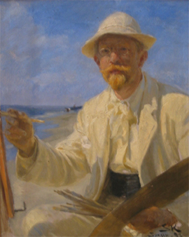 Portrait von Peder Severin Krøyer Portrait von Peder Severin Krøyer