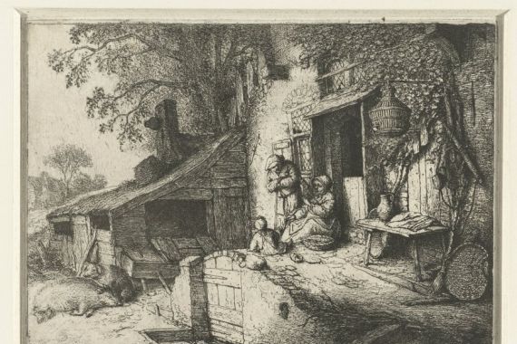 Adriaen van Ostade (signed by artist)