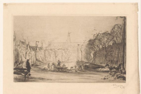 Auguste Lepère (signed by artist)