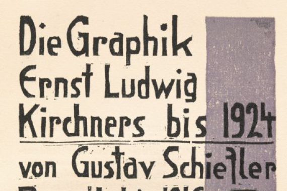 Ernst Ludwig Kirchner and Gustav Schiefler