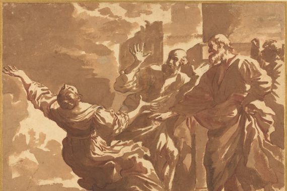 after Guercino Follower of Jan de Bisschop