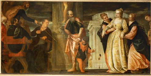 Ester perante Assuero (pintura sobre tela)