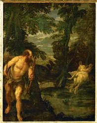Hércules, Dejaneira e o centauro Nesso (pintura sobre tela)