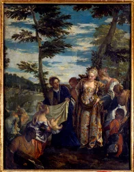 Moisés poupa água. Pintura de Paolo Veronese (1528-1588)
