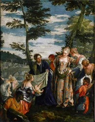 O encontro de Moisés, c. 1580