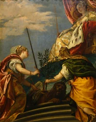 Veneza entre glória e paz, de Paolo Caliari conhecido como Veronese (1528-1588), óleo sobre tela