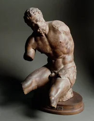 Torso masculino. Escultura