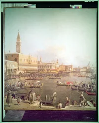 O Molo e o Palácio Ducal a partir do Bacino Di San Marco