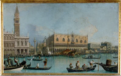 O Palazzo Ducale em Veneza (pintura sobre tela)