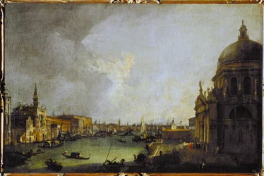 O estuário do Canal Grande, Veneza (pintura sobre tela)