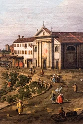 Vista de Dolo no Brenta, pormenor, ca. 1755-1760 (óleo sobre tela)
