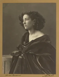 Retrato de Sarah Bernhardt em 1864 por Nadar