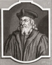 Jerónimo de Praga. Retrato. Século XVIII (impressão)