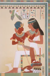 746.c.1. & f.8 Amounoph II e sua governanta de 
