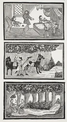 The History of The Two Children in the Wood, ilustração de 