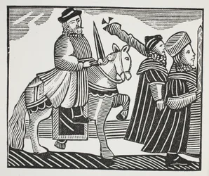 The History of Wat Tyler and Jack Straw, ilustração de 