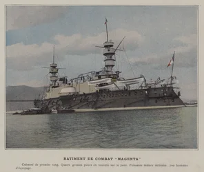Batiment de Combat "Magenta" (foto colorida)