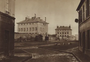 A Barreira Italiana em 1866, com os Pavilhões da Ledoux (foto a p/b)