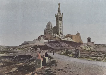 Marselha, Notre-Dame de la Garde (foto colorida)