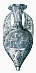 Vaso de Lustre do século XIV da Alhambra, Granada