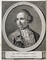 Capitão James Cook, membro da Royal Society of London